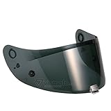 hjc pinlock pins Pinlock Ready HJC hj-20p Shield/Visier gold, silber, blau, rauch, klar, Pinlock bereit, für R-PHA 10 Plue Helme, Bike Racing Motorrad Helm Zubehör – Made in Korea (Smoke)