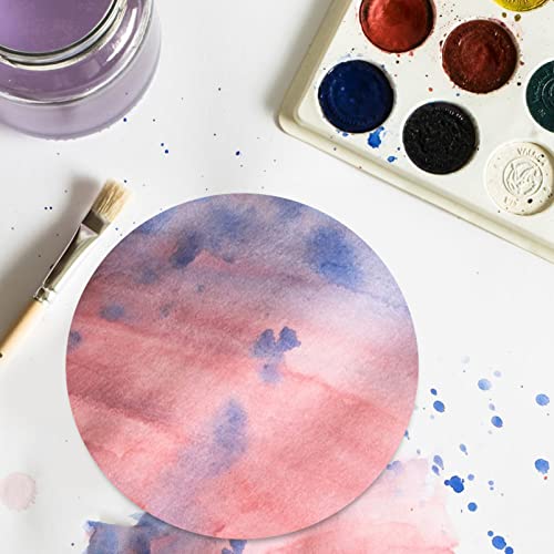 Ciieeo 6Pcs Telas Redondas De 25 Cm Para Pintura - Painéis De Tela De Pintura De Tela De Pintura De