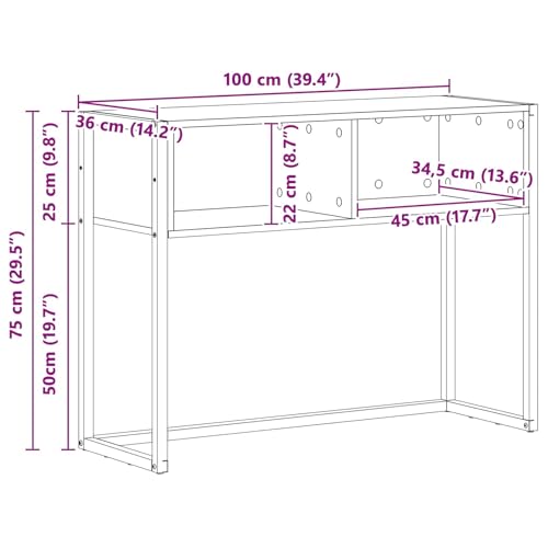 Table d'appoint 100 cm pour résoudre le manque de rangement dans l'entrée