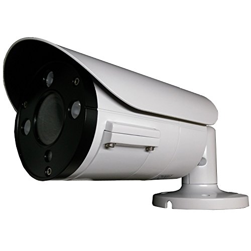101AV 2.1Megapixel CMOS Image Sensor in/Outdoor Security Bullet Camera 1080P True Full-HD 4 in 1(TVI, AHD, CVI, CVBS) 2.8-12mm Lens DWDR OSD Camera (White)