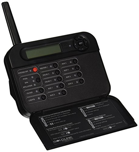 Hayward Goldline AQL2-TB-RF-PS-8 ProLogic Wireless Table Top Display, Black