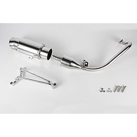 Amazon バイクパーツセンター ステンレスショートマフラー スズキ アドレスv125 G 30 車 バイク 車 バイク