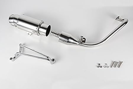 Amazon バイクパーツセンター ステンレスショートマフラー スズキ アドレスv125 G 30 車 バイク 車 バイク