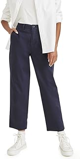 Womens Straight Fit High Rise Weekend Chino Pants