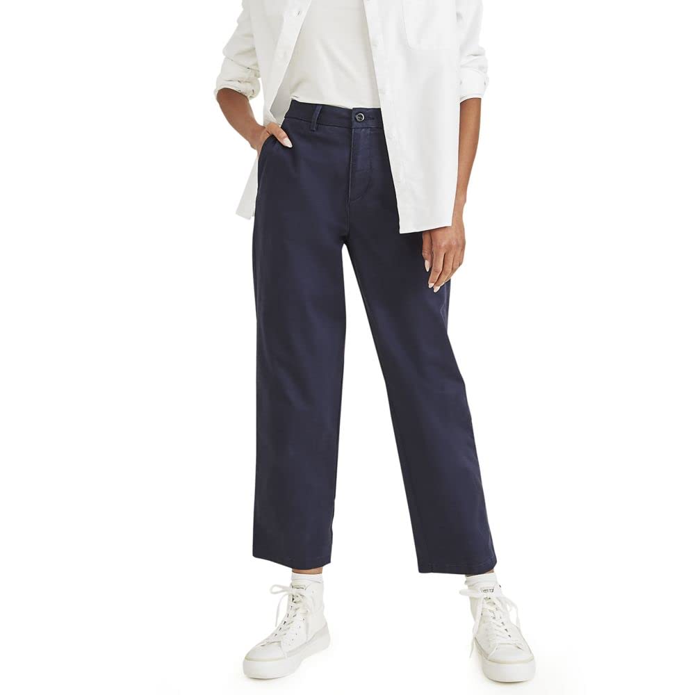 Dockers Womens Straight Fit High Rise Weekend Chino Pants