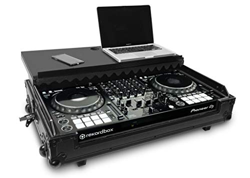 Audibax PRO-1000 Flight Case - Maleta para Controladora Pioneer DDJ-1000 con Laptop - Funda para...