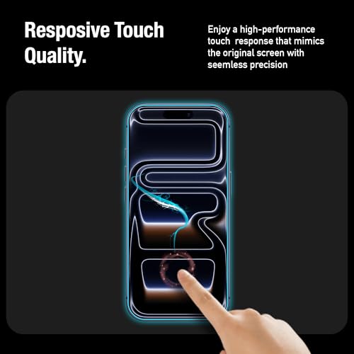 Image of Supershieldz Youtuber's Choice Series Tempered Glass Screen Protector Guard for iPhone 17 Pro - 2 Pack