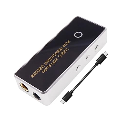 Boîtier de décodage HiFi de Type C avec double alimentation pour éliminer les bruits de fond