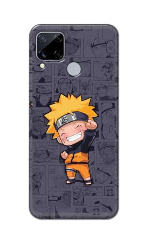 Image of PRINTFIDAA Printed Hard Back Cover Case for Realme C15 | Realme C12 | Realme Narzo 20 | Narzo 30A | Realme C25 | C25s Back Cover (Famous Anime Cartoon Character) -112