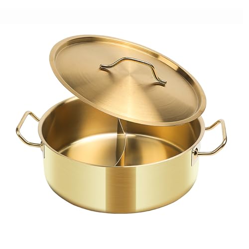 Olla de Acero Inoxidable con Divisor 36 cm miniatura 1