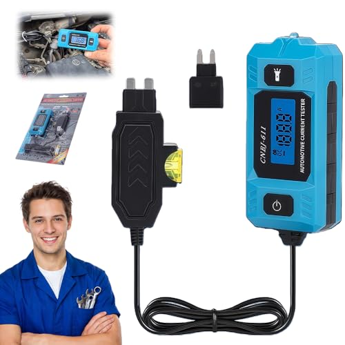 Relay Tester with Battery Car Fuse Tester Automotive Circuit Fault Probe Tester Power Circuit Probe Testers High-Precision Current Probe Testers Circuit Testers Automotive with Test Light