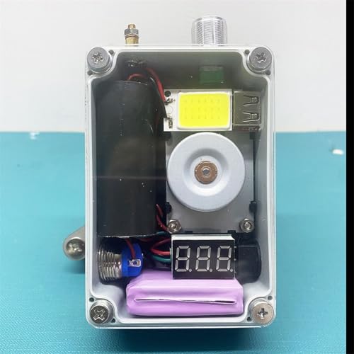 Volakebeing Generador de manivela portátil para exteriores e ignición, supercondensador de 20 F con salida de carga USB de 5 V1 A, tablero de luz COB con (.2 V)