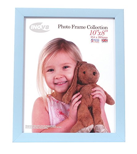 Inov8 PFVS-SKBL-108 British Made Traditional Picture/Photo Frame, Sky Blue, 10x8 Inch