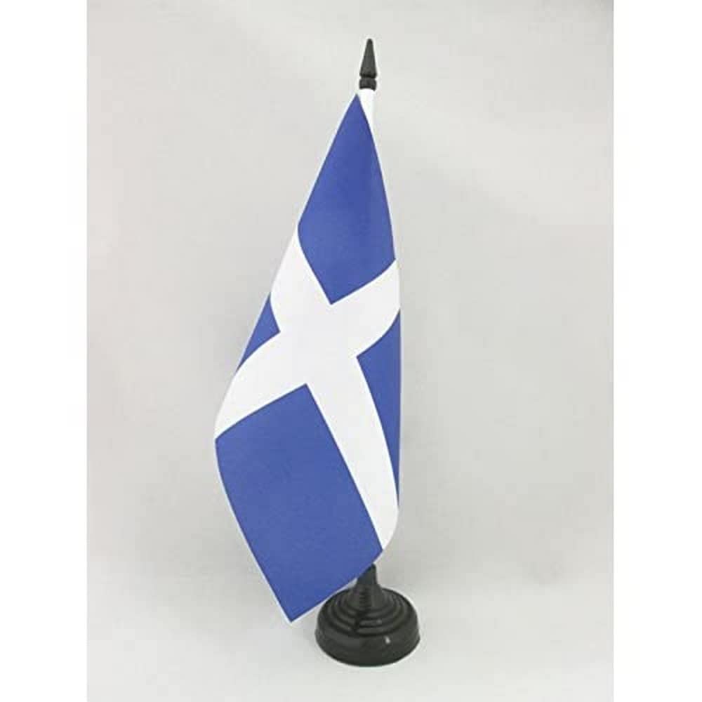 AZ FLAG Naval French Forces XVII Table Flag 21x14 cm Plastic Base