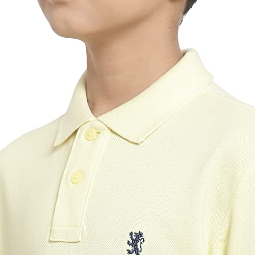 Image of Red Tape Boys Yellow Solid T-Shirt