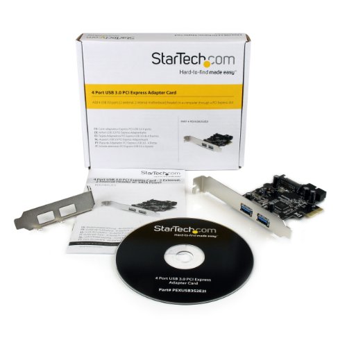 Carte USB 3.0 PCI Express StarTech pour ajouter 4 ports USB à un PC - 5