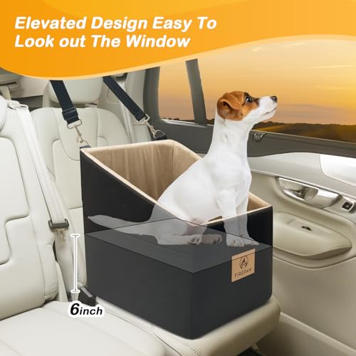Dog Car Seat for Small Dogs, Memory Foam Booster Dog Car Seat with Washable Removable Cover, Dog Booster Seats for Small Dogs 25lbs, Elevated Pet Car Seat, Dog Seat Belt, Dog Blankets Dog Car Seat for Small Dogs, Memory Foam Booster Dog Car Seat with Washable Removable Cover, Dog Booster Seats for Small Dogs 25lbs, Elevated Pet Car Seat, Dog Seat Belt, Dog Blankets