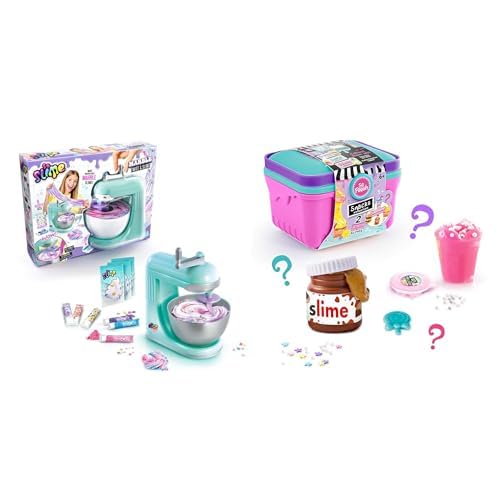 Canal Toys - So Slime SSC 229- DIY Marmorschleim mit Perlen für Dekorationen und Slime Standmixer, So Fresh Slimelicious Market, DIY Mini Slime Case Set, duftender Schleim, ideales Kindergeschenk