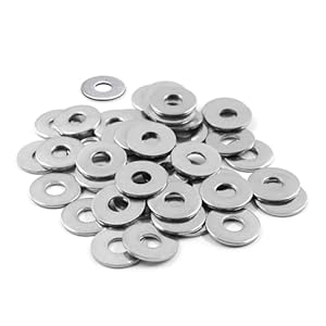 Aghoer aghoer-001 Flache Edelstahl Unterlegscheiben 150 Stück