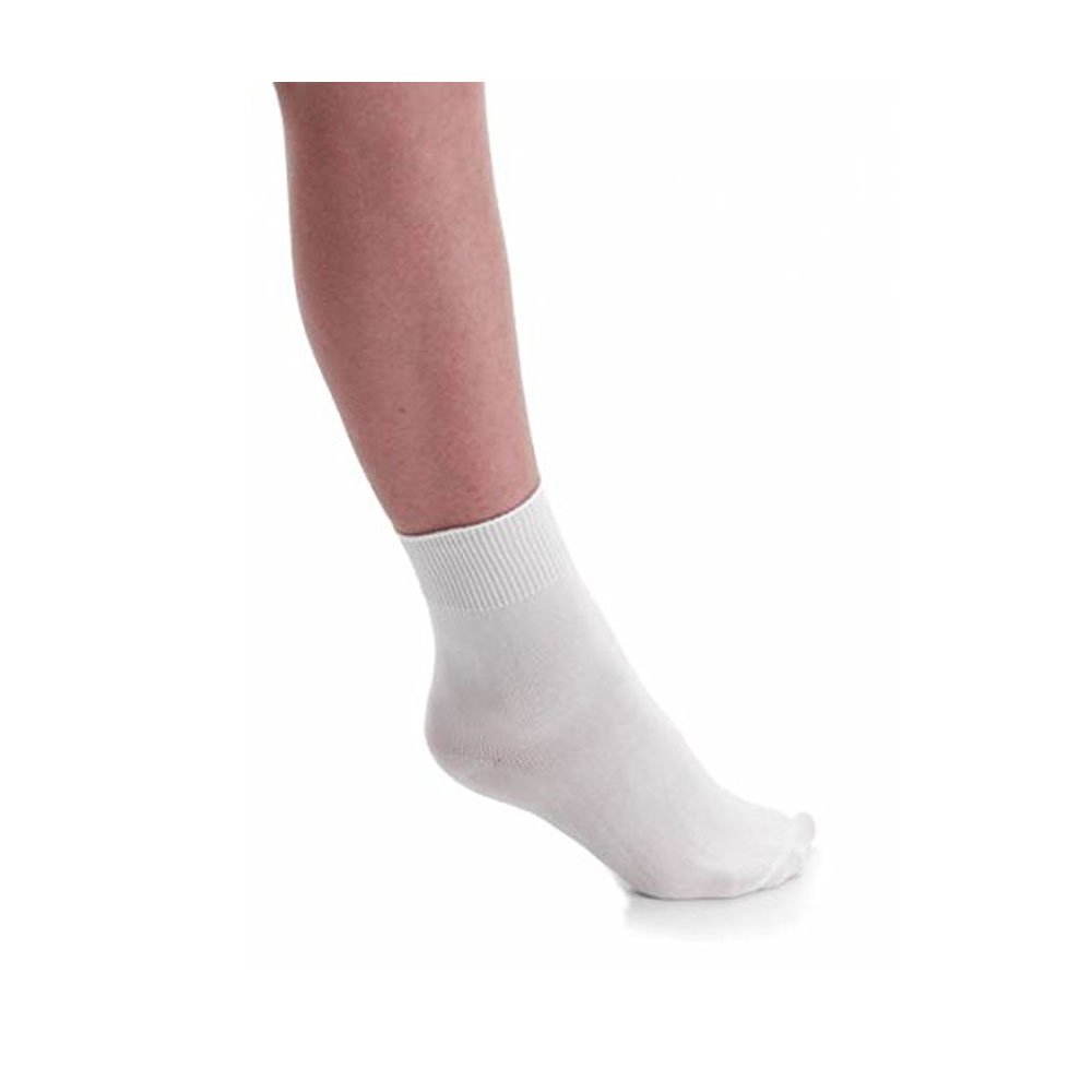 Mytoptrendz® - Ballet Socks Children Boys Girls Ankle High Socks Dance (12.5-3.5 child, White)