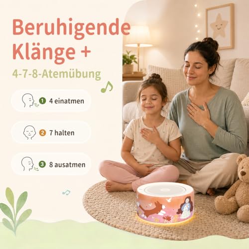 Image of Kipcush White Noise Machine for Baby & Adults, Sleep Sound Machine with 30 Soothing Sounds, 8-Color Night Light, Memory Function, White Noise for Sleeping, Nursery, Office, Travel, Relaxation