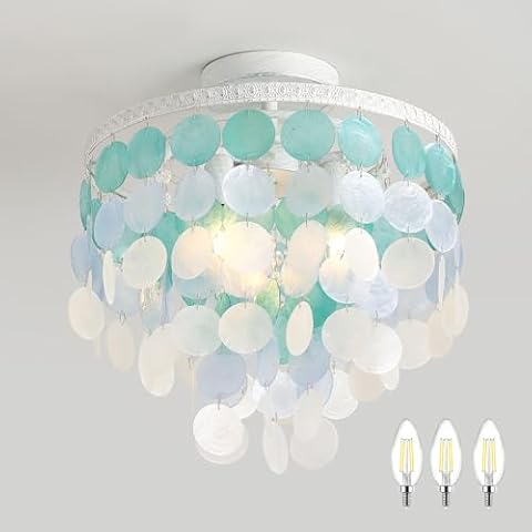 TRIBILLION 13.8" Capiz Shell Chandelier Cover