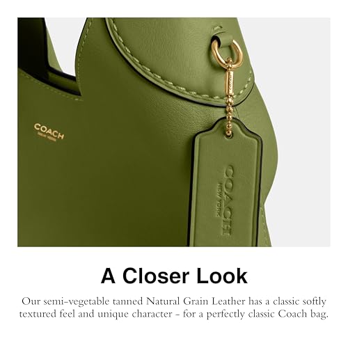 Image of COACH Brooklyn Shoulder Bag 28 in Straw