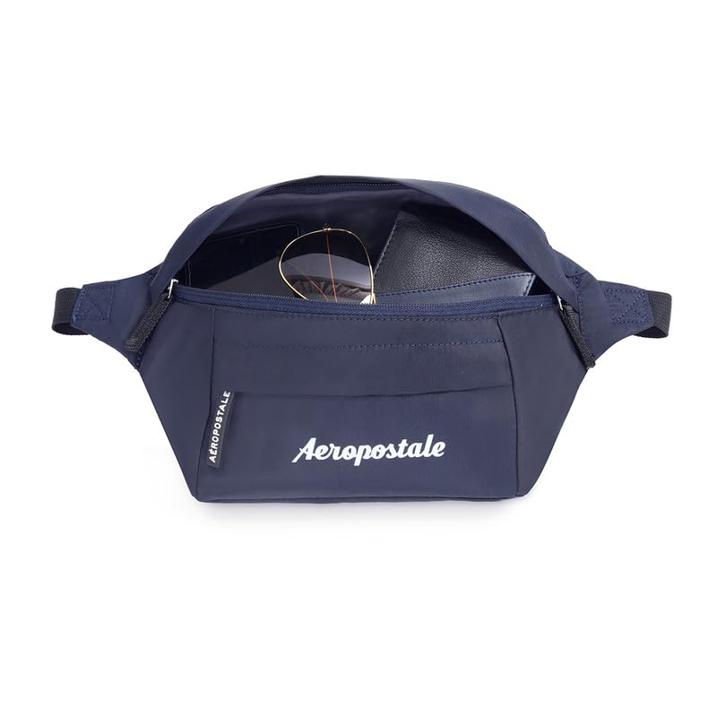 Image of Aeropostale Arbor Unisex Waist Pouch Bags & Cases - Navy