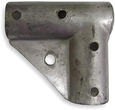 Set of 4 Gate Corner, Galv. Steel, Fits 1-5/8 In.