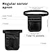 Server Waist Pouch Server Apron with Pockets Restaurant Waitress Waist Pouches Black Organizer Belt Utility Money Bag Tool Belt Working Serving Pack for Restaurant Gardening Nursing Waiter Hotel Bar