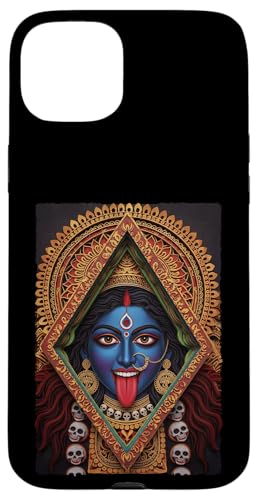 Maa Kali Fierce Divine Feminine Minimal Retro Poster Art Case for iPhone 15 Plus