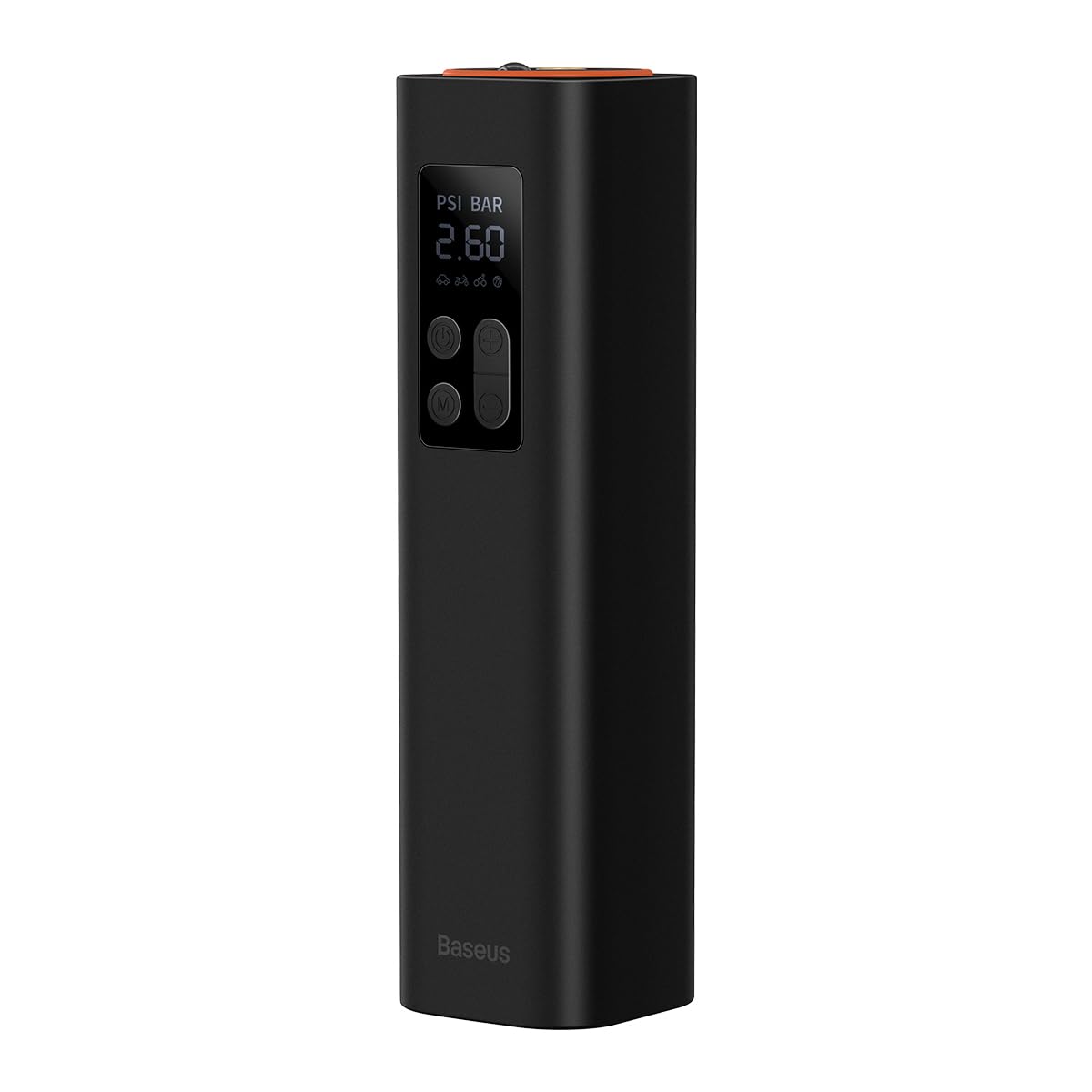 Baseus Car Tool Super Mini inflador de neumáticos Bomba de inflado rápido en 15 Segundos, 4 neumáticos en 25 Minutos, Negro (CRCQ000001)