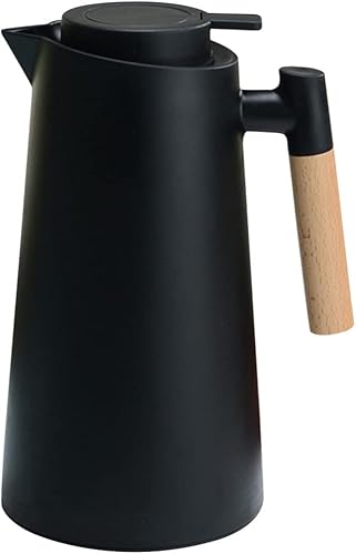 Hemoton Botella de agua aislada, botella de agua aislada, hervidor de agua caliente aislado, hervidor de té de doble pared, hervidor de agua para