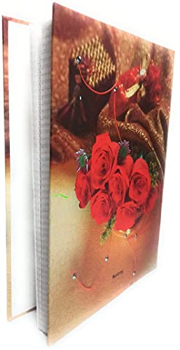 Image of Natraj Series Photo Album with Extra Clear PVC Film 200 Photos (Photo Size Supported: 4x6 Inches, Multicolour) (Design 13)