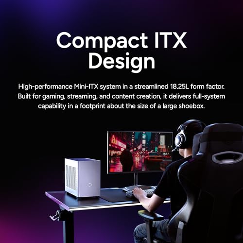 Image of Cooler Master NR2 Pro Gaming PC RYZEN 7 9800X3D RTX 5070 Ti Compact Mini ITX