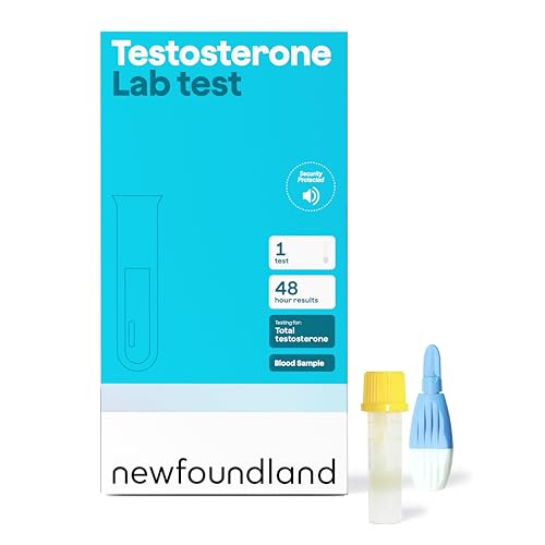 Newfoundland Total Testosterone Test | Total Testosterone | at-Home Hormone Test | Personalised Report Included | Health Results in 48 Hours