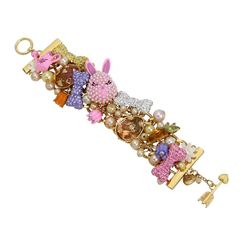 Betsey Johnson Womens Bunny Statement Bracelet