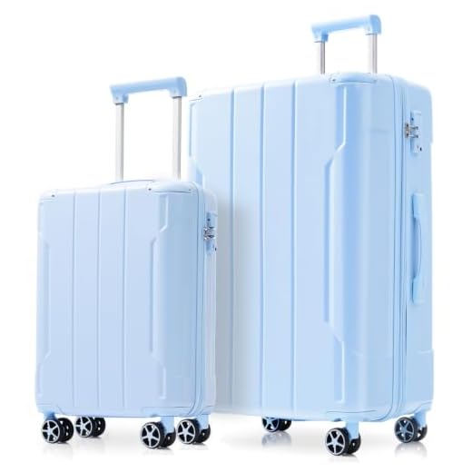 Merax 2-Piece Hardshell Luggage Set