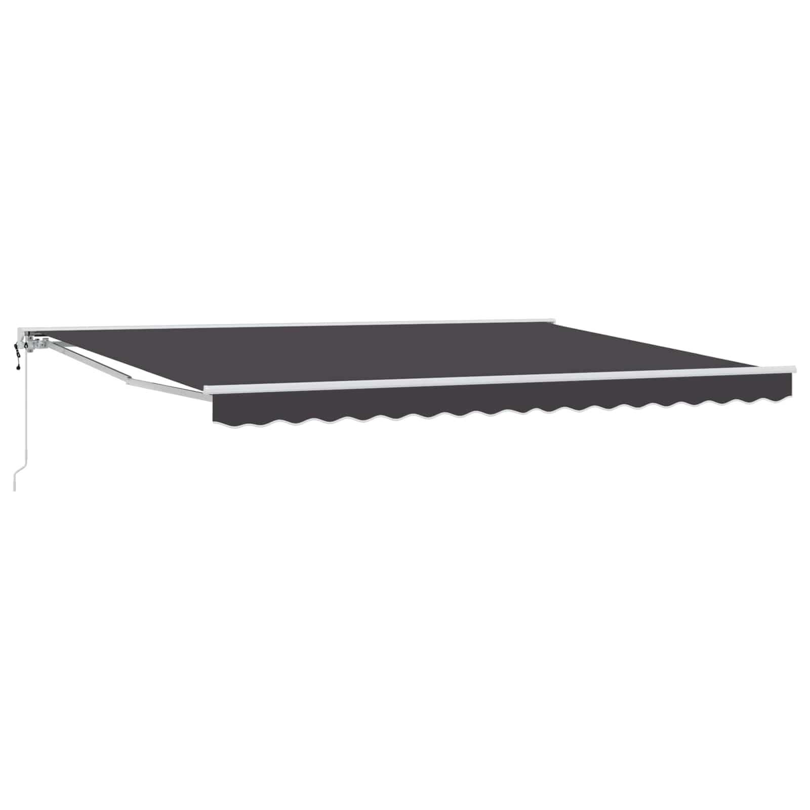vidaXL Auvent rétractable électrique Anthracite 5 x 3 m