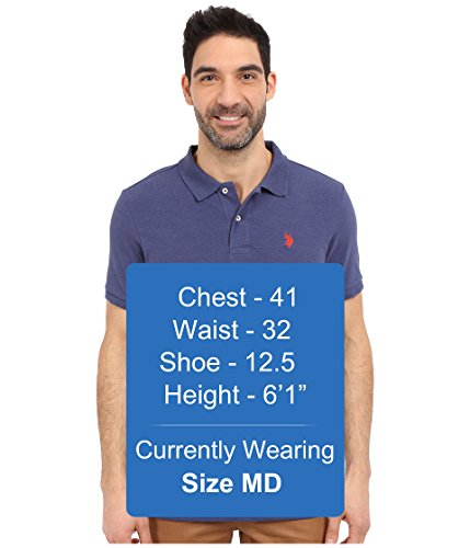 Image of U.S. POLO ASSN. Men Cotton Regular Fit Solid Polo With Small Pony