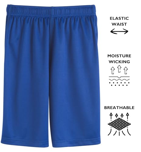 Tommy Hilfiger Co-Ed Breathable Elastic Waist Mesh Gym Shorts, School Uniforms3