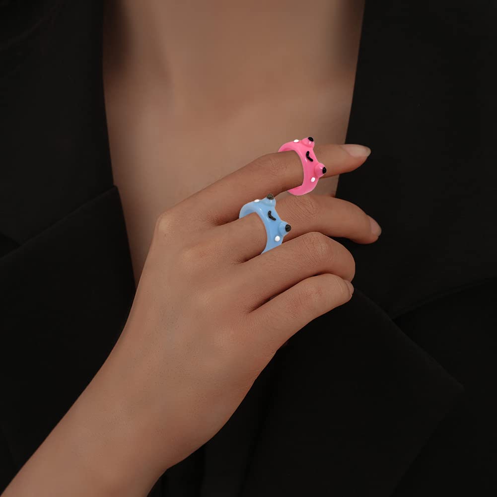 Anello Rana Che Salta In Ottone Con Perla Simulata - Regalo Divertente Per Bambini, Superficie Ruvida, Gioiello Fantasia