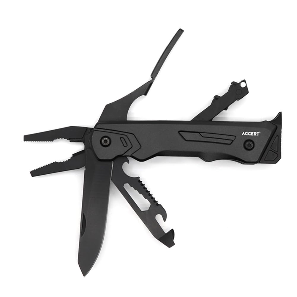 Multi Tool Pocket Knife, Multitool Camping Accessories Folding Knife, Multi tool with Pliers Hand Outdoor, Fishing, Survival, Hiking, Hunting Emergency Tools Gadgets for Men (Multitool Knife)
