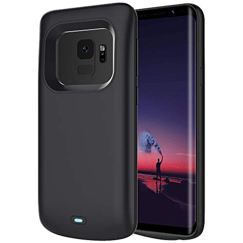 RUNSY Battery Case for Samsung Galaxy S9, 4700mAh Rechargeable Extended Battery Charging Case