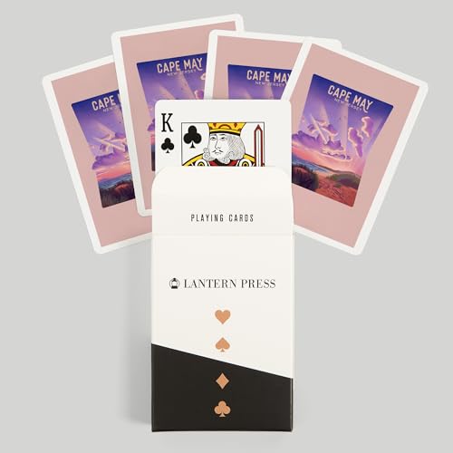 Lantern Press naipes póker tamaño adulto 52 cartas miniatura 6