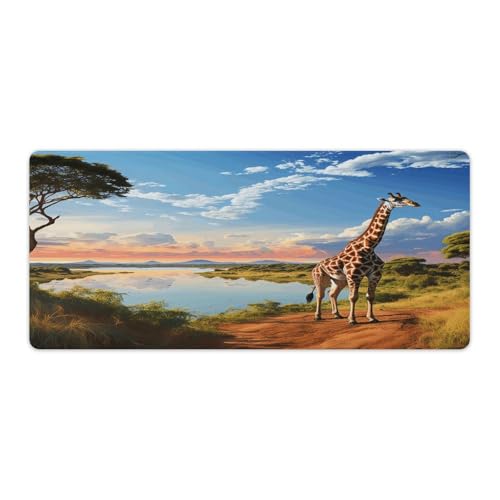 Tapis de bureau imperméable et grand tapis de souris pour joueur et bureau