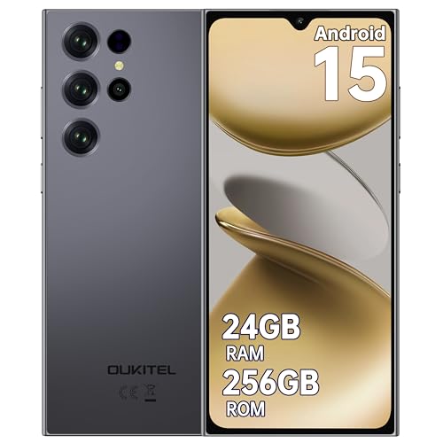 専用！OUKITEL C61 Pro 24GB+256GB 最新モデル OUKITEL C61 Pro Android Telefonlar - Android 15 Akıllı Telefon