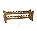 Oceanstar 18-Bottle Stackable Bamboo Wine Rack