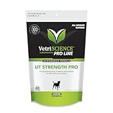 VetriScience UT Strength Pro - Bladder & UT Health Supplement for Dogs - Formula Aids Bladder Function & Comfort - Canine Supplement Supports Urinary Tract Maintenance - 60 Chews