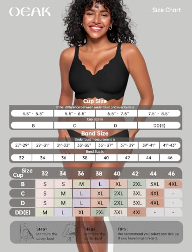 Image of OEAK Women Value Series Jelly Bras Wireless Pushup Convertible Bra